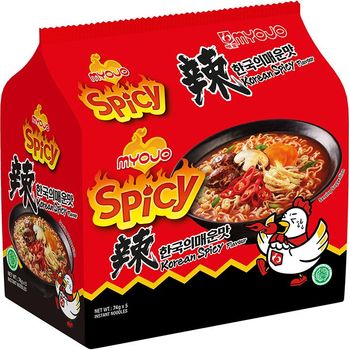Myojo Spicy Korean Noodles 5x74g