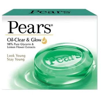 Pears Oil Clear And Glow Lemon Flower Soap Bar 75g