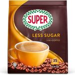 SUPER 3in1 Instant Coffee Less Sugar 560g