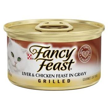 Fancy Feast Grilled Liver and Chicken Feast in Gravy 85g