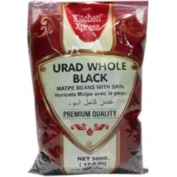 Kitchen Xpress Black Urid Whole 500g By Dashmesh