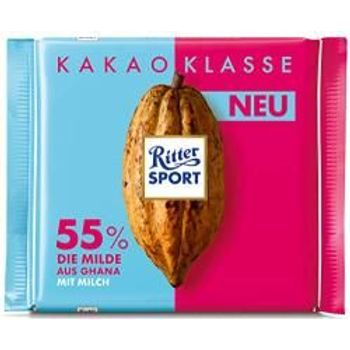 Ritter Sport 55% Dark Milk Chocolate 100g