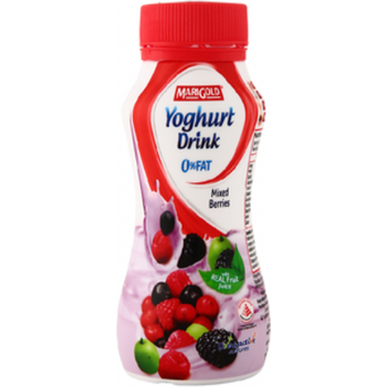 Marigold 0% Fat Yoghurt Mixed Berries 200ml