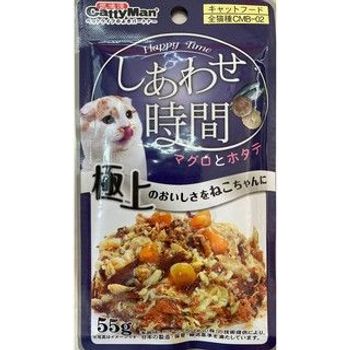 CattyMan Pouch Tuna And Bonito Scallop 55g