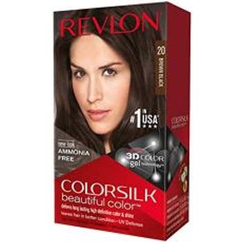Revlon Colorsilk Hair Color 20 Brown Black 1 Ea Pack Of 5