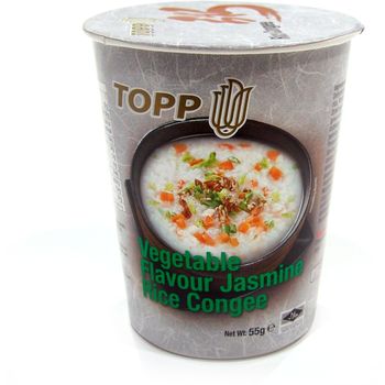 Topp Vegetable Flavour Jasmine Rice Congee 55g
