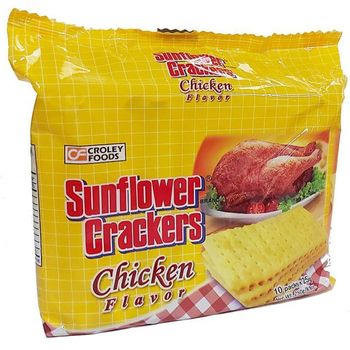 Croley Foods Sunflower Crackers Chicken Flavor 250g