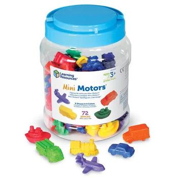 Learning Resources Mini Motors Counters Set of 72