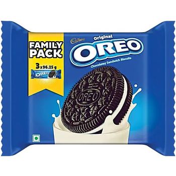 Cadbury Oreo Vanilla Flavour Creme Sandwich Biscuit, 288.75g