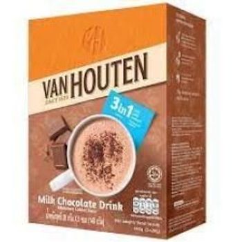 Van Houten 3 In 1 Milk Chocolate Drink 140g Pack Of 1 Piece
