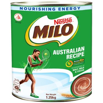 Nestle Milo Instant Chocolate Malt Powder Australian Recipe 1.25kg