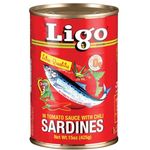 Ligo Big Sardines Tomato Sauce Chilli Red 425g