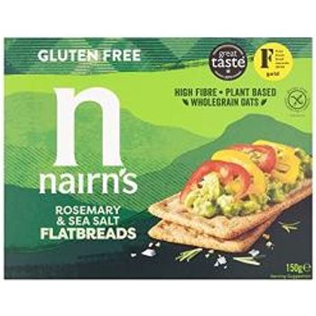 Nairns Gluten Flatbreads Rosemary Sea Salt 150g