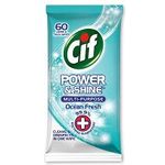 Cif Wipes 60pcs Power Shine Ocean