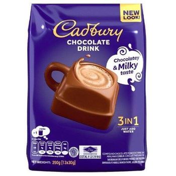 Cadbury Hot Chocolate Drink 3 in 1 Bag 450g