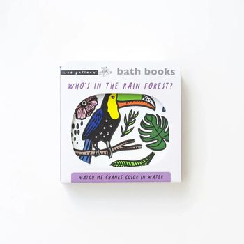 QED Publishing Wee Gallery Bath Book Who In The Rainforest