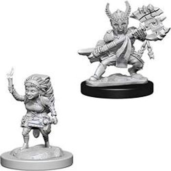 WizKids NECA Nolzurs Marvelous Unpainted Miniatures Wave 6 Female Halfing Fighter