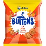 Julie's Buttons Hot Curry Crackers 80g