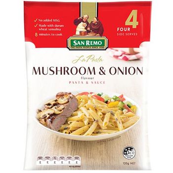 San Remo La Pasta Mushroom And Onion 120g