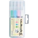 Artline Decorite Brush Marker Set EDF-F/4PSH1