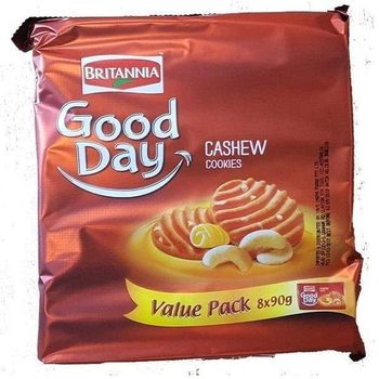 Britannia Good Day Cashew Cookies 8 X 90g
