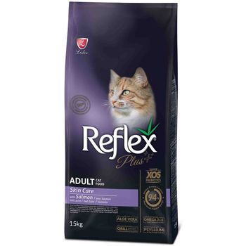 Reflex Plus Adult Cat Skin Care Salmon 15kg