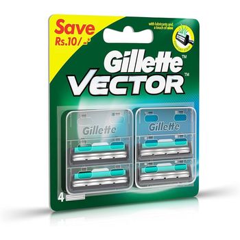 Gillette Vector Plus Shaving Razor Blades 4