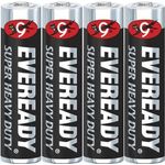 Eveready Black Spr Hvy Duty Aaa 4s