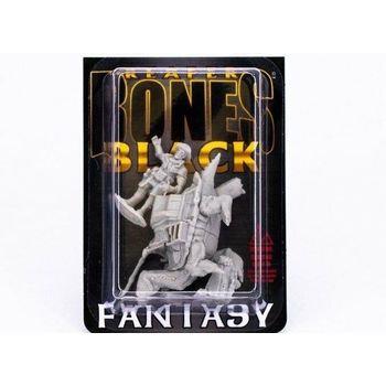 Reaper Miniatures Bones Black Dreadmere Tortoise And Drayman