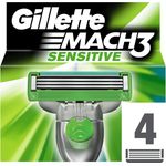 Gillette Mach 3 Sensitive Blades 4pcs