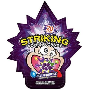 Striking Popping Candy Blueberry Flavour 30g
