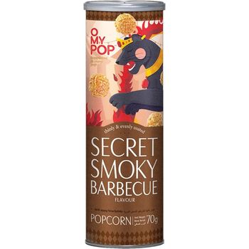 O My Pop Popcorn Secret Smoky Barbecue Flavour 70g