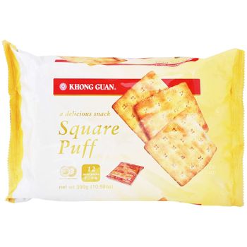 Khong Guan Crackers Square Puff 300g