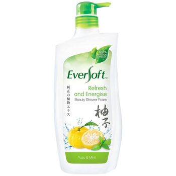 Eversoft Beauty Shower Foam Refresh And Energise 800ml
