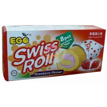 Ego Swiss Roll Strawberry Flavour 176g