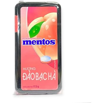 Mentos Peach Mint Lozenges 17.5g