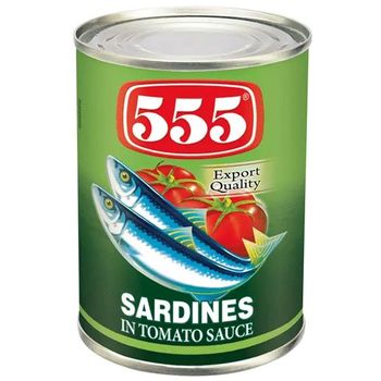 555 Sardines In Tomato Sauce 425g