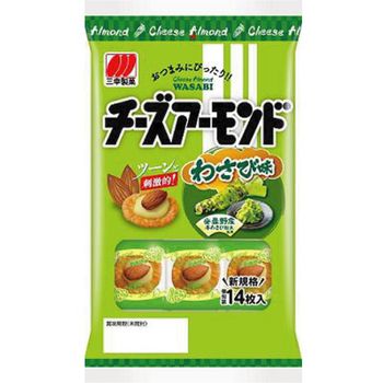 Sanko Cheese Almond Wasabi Cracker 42g