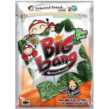 Tao Kae Noi Big Bang Grilled Seaweed Spicy Grilled Squid