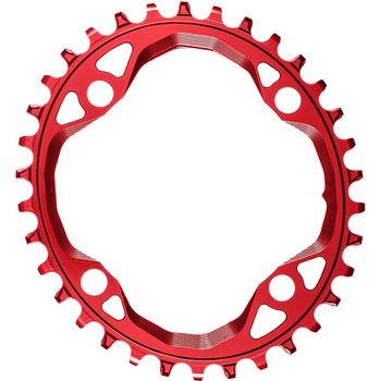 absoluteBLACK Chainring Oval 104BCD 34T Red