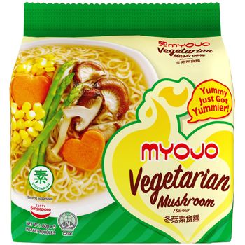 Myojo Instant Noodles Mushroom Vegetarian 5 x 80g