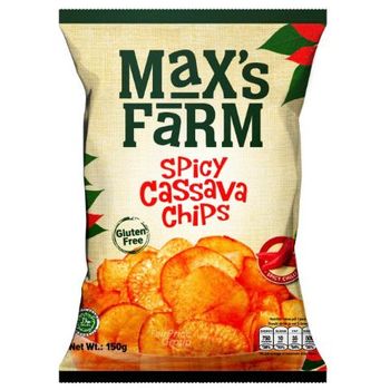 Max's Farm Cassava Chips Spicy 150g