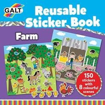 Galt Toys Reusable Sticker Book Farm