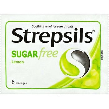 Strepsils Lemon Sugar Free Lozenges