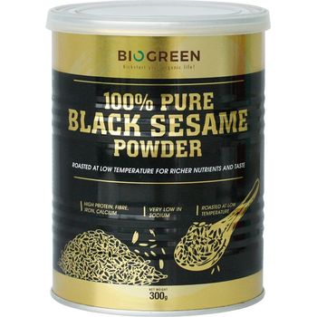 Biogreen 100% Pure Black Sesame Powder 300g