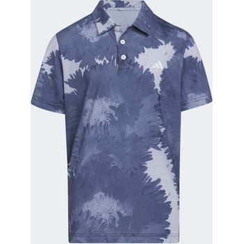 Adidas Boys Golf Flower Mesh Polo Shirt
