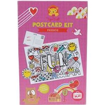 Tiger Tribe Postcard Kit Friends