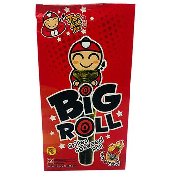 Tao Kae Noi Big Roll Grilled Seaweed Roll Spicy 12pcs 43.2g