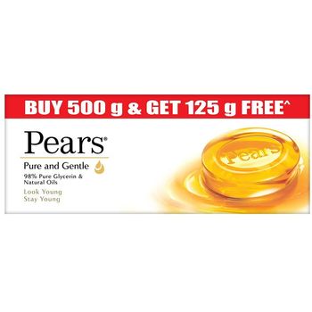 Pears Pure And Gentle Bathing Bar Buy 4 Get 1 Free 125g