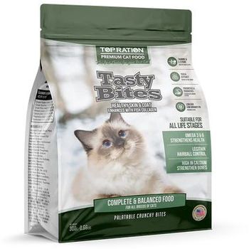 Top Ration Cat Tasty Bites All Life Stages 300g